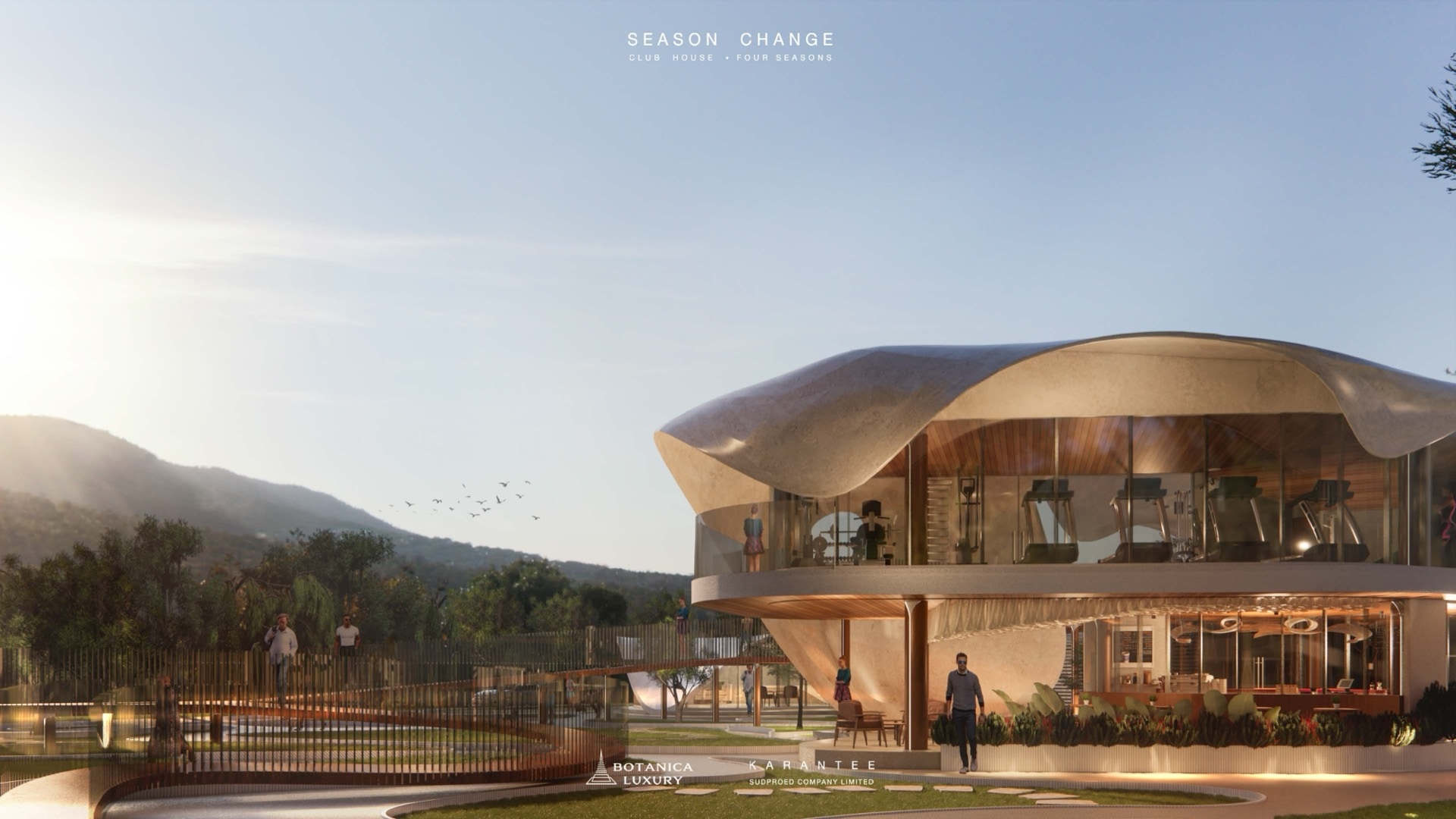 Clubhouse and resident spaces