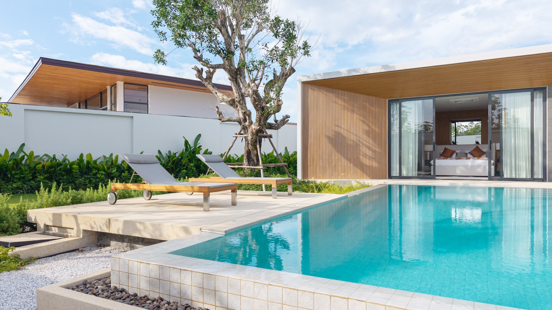 Private pool in every villa